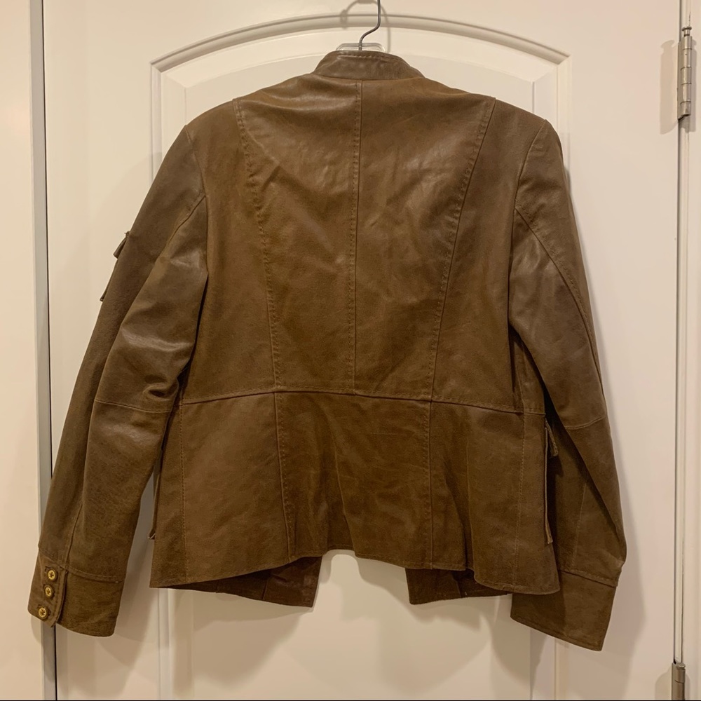 G.I.L.I. Brown Leather Jacket - Picture 3 of 9